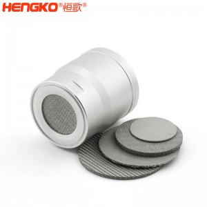 濾芯廠家生產氧氣傳感器不銹鋼燒結防爆網孔隙均勻,多層網燒結濾片隔爆元件