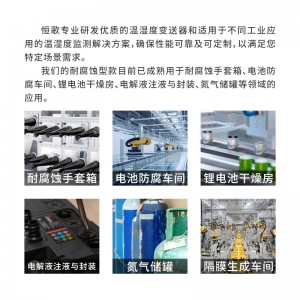 HG808-F系列工業腐蝕性環境專用溫濕度變送器「國產替代」