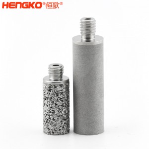 廠家來圖定制粉末燒結316L不銹鋼過濾器濾芯防塵耐腐蝕，用于化工制藥