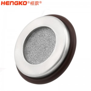 恒歌燒結(jié)316L不銹鋼真空卡環(huán)真空過濾片熱穩(wěn)定性好氣體泄漏探測器外殼可用