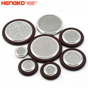 恒歌不銹鋼316L真空卡環(huán)濾芯耐高溫透氣均勻耐壓,工業(yè)衛(wèi)生級(jí)不銹鋼濾片過濾器