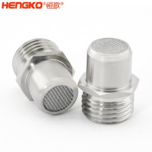 廠家定制有創呼吸機氣源入口醫療級316L不銹鋼過濾器濾芯防塵透氣耐腐蝕，用于呼吸機