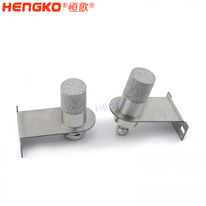 4-20mA數(shù)字相對空氣/地面溫濕度傳感器燒結(jié)不銹鋼探頭過濾器外殼 用于花圃