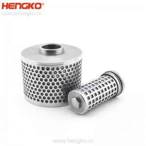 廠家定制316L不銹鋼多層復合網(wǎng)燒結過濾筒濾芯防水透氣_用于化工行業(yè)