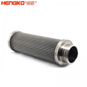 廠家直銷不銹鋼燒結多層絲網濾芯耐腐蝕易清洗,用于制藥化工