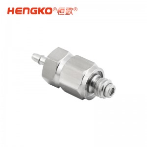 恒歌316不銹鋼粉末燒結濾芯多孔金屬高精度限流氣阻過濾器