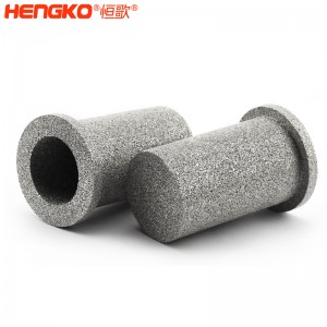 源頭廠家0.1-90μm不銹鋼濾筒透氣性好過濾精準(zhǔn),用于制藥器械金屬粉末燒結(jié)濾芯