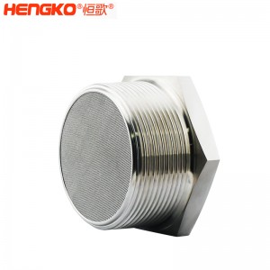 恒歌不銹鋼絲網濾芯燒結網消聲器消音器耐熱排氣均勻，應用于排風管消音