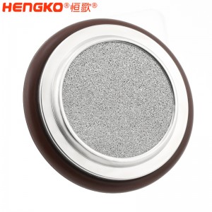 恒歌燒結(jié)316L不銹鋼真空卡環(huán)真空過濾片熱穩(wěn)定性好氣體泄漏探測器外殼可用